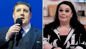 Lisa Riley reacts to Peter Kay's 'upsetting' gig jibe