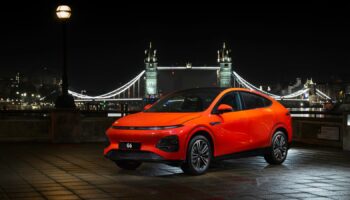 XPENG electric car in London. Pic: XPENG