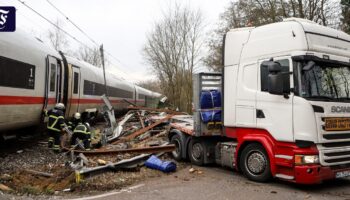 Historiker stirbt nach ICE-Zugunfall – Lkw-Fahrer nicht in Haft