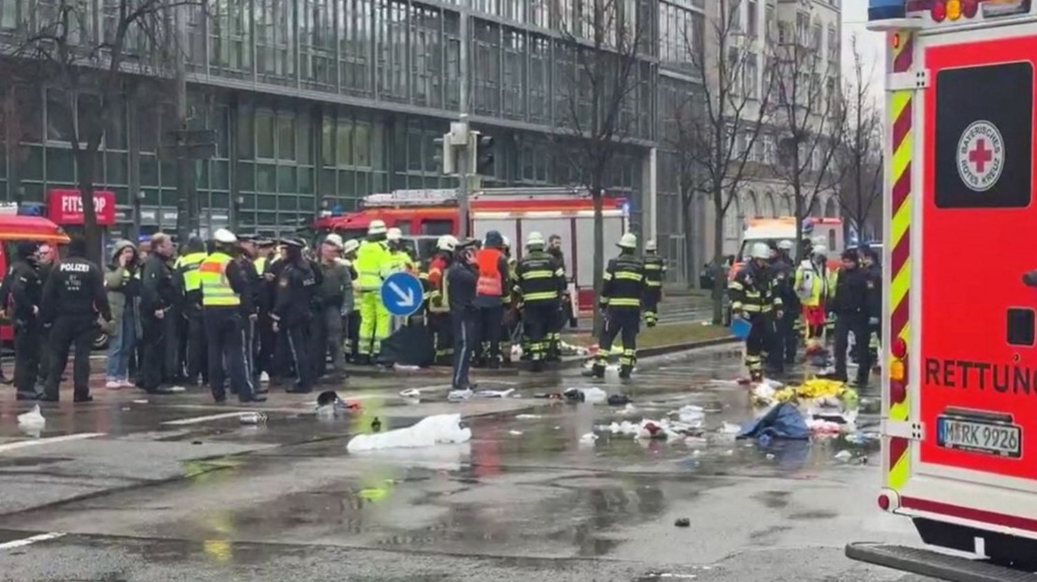 Un "probable attentat" à la voiture bélier fait 28 blessés lors d'une manifestation à Munich