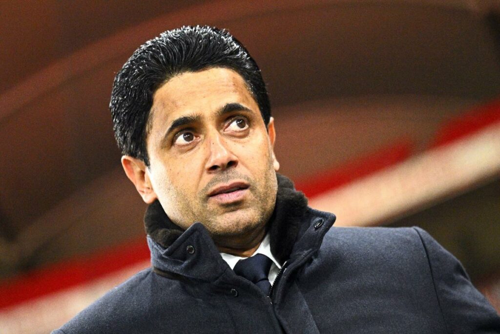 Le président du PSG Nasser Al-Khelaïfi à nouveau mis en examen en France dans l’affaire Lagardère