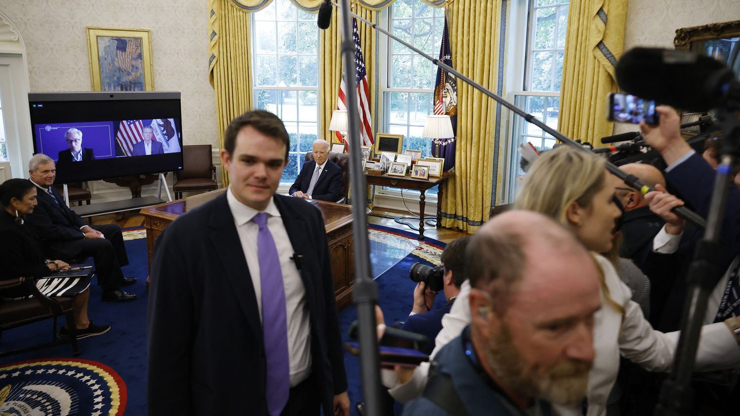 "Golfe du Mexique" au lieu de "Golfe d'Amérique" : l'agence AP bannie du Bureau ovale et de l'avion présidentiel Air Force One