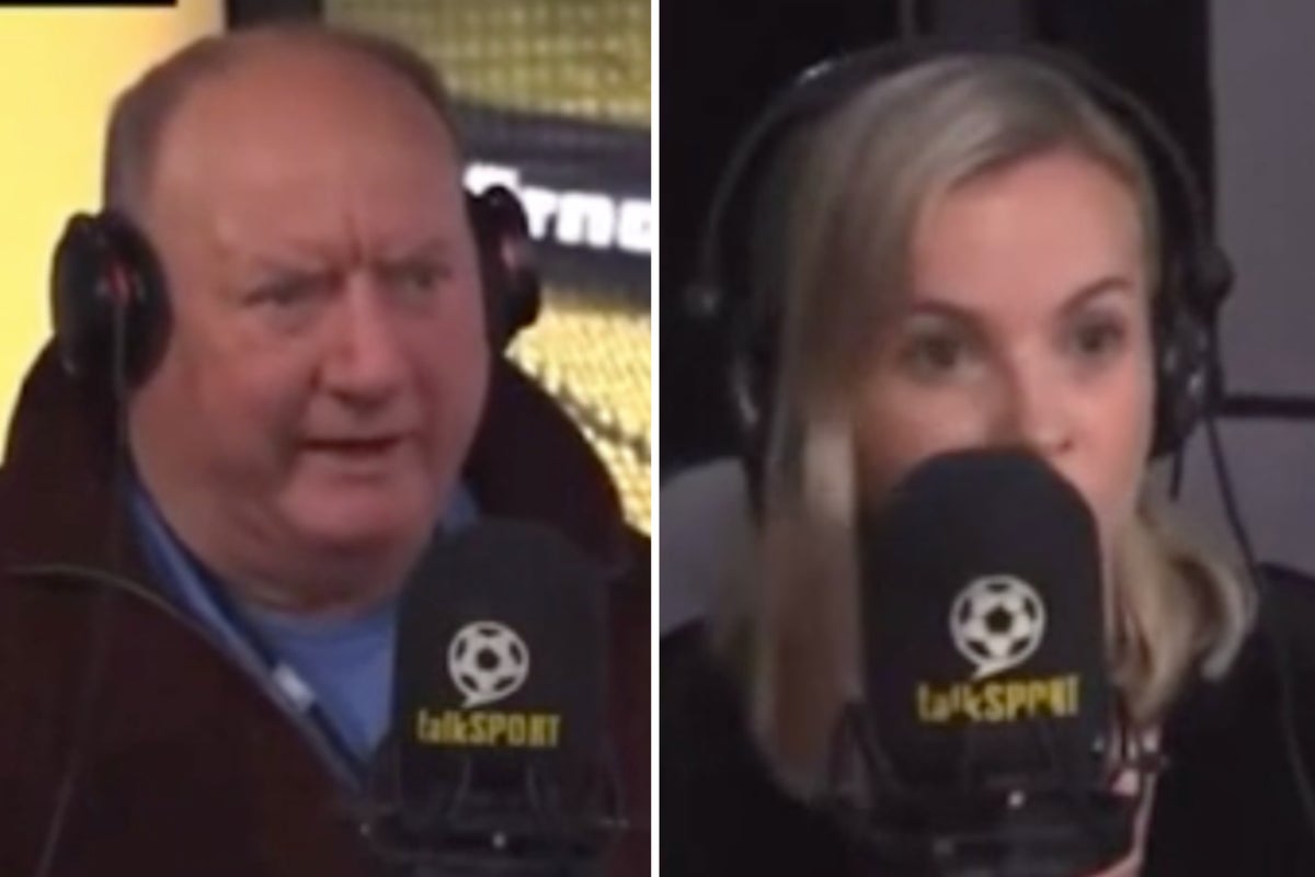 Alan Brazil branded ‘dinosaur’ by talkSport co-host in live argument about women’s football