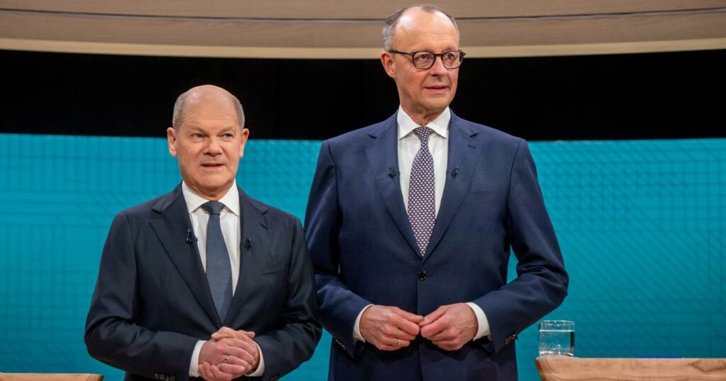 Allemagne : entre Olaf Scholz et Friedrich Merz, un duel télévisé sans dérapages