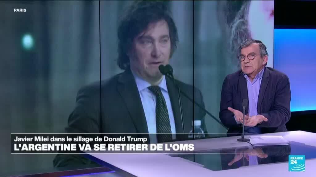 Argentine : dans le sillage libertarien de Trump, Milei retire son pays de l'OMS