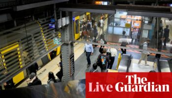 Australia news live: NSW government tells Sydney train commuters to stay home; Dutton says tariffs would damage US-Australia relationship