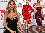 Christine McGuinness wows in a busty black mini dress as she joins leggy Denise Van Outen and stylish Ashley James at the 2025 TV Choice Awards