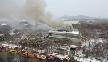 Corée du Sud: incendie spectaculaire d'un musée dans le centre de Séoul