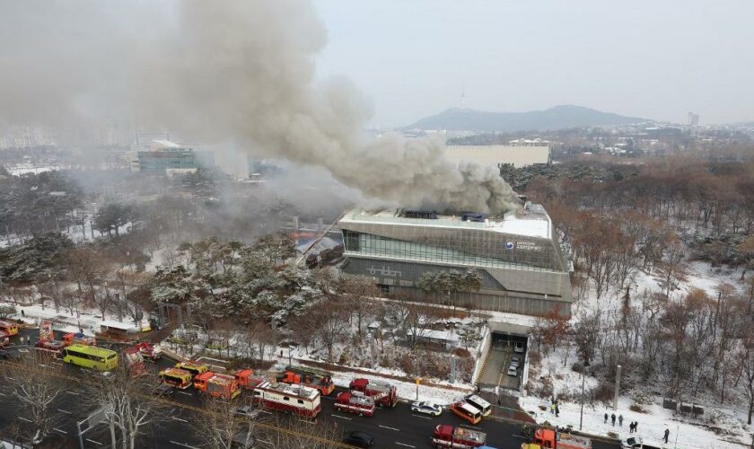 Corée du Sud: incendie spectaculaire d'un musée dans le centre de Séoul