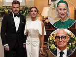 David and Victoria Beckham lead celebrities attending dazzling royal dinner hosted by King Charles and Queen Camilla to promote Anglo-Italian relations