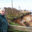 Defiant gran's desperate battle to stop her home from falling into sea - after previous agony