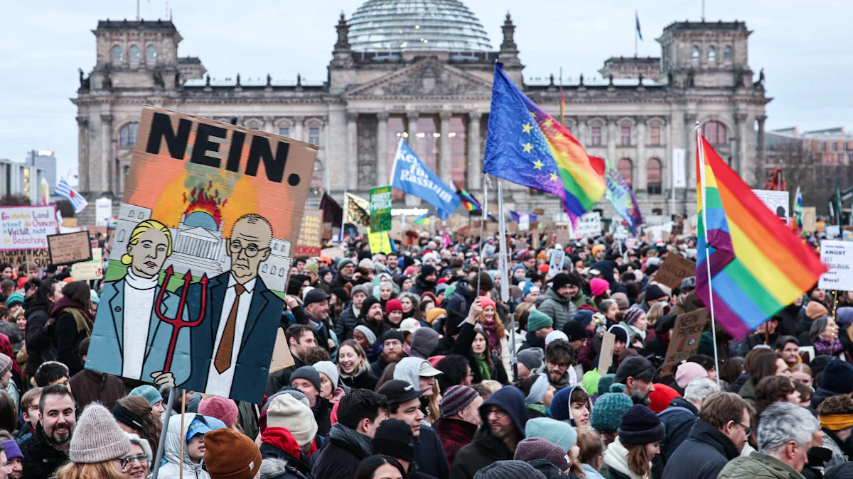 Demonstrationen gegen Friedrich Merz: „Wir sind die Brandmauer“