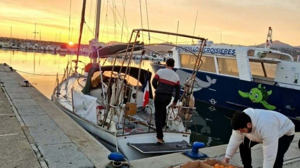 Des agrumes espagnols sont livrés dans les ports catalans… à la voile !