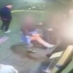 Drunken woman attacks bouncer during pub brawl caught on shocking CCTV footage