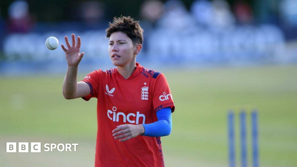 England bowler Issy Wong