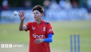 England bowler Issy Wong