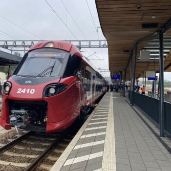 Entre Luxembourg et Arlon : Le premier train Coradia passe la frontière