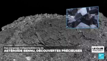 Espace : des composés indispensables à la vie découverts sur l'astéroïde Bennu