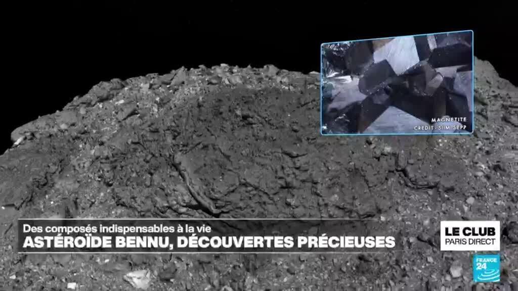 Espace : des composés indispensables à la vie découverts sur l'astéroïde Bennu