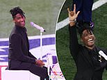 Fans slam Jon Batiste's 'shameful' rendition of the national anthem at Super Bowl 2025