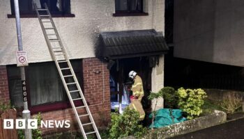 Four rescued from Dungannon house fire