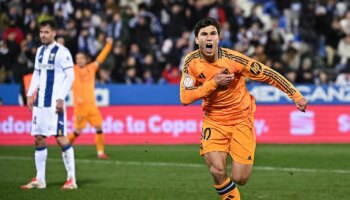 Gonzalo muestra una prueba de vida de la cantera con el gol que lleva al Madrid a las semifinales