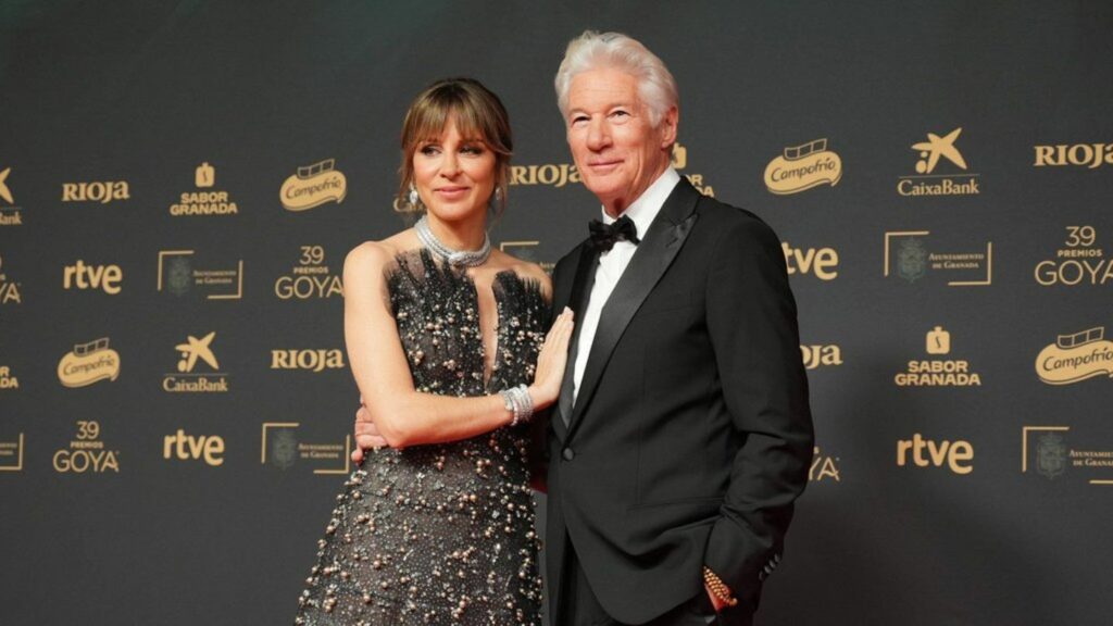 Richard Gere mit Ehefrau Alejandra bei den Goya Awards.