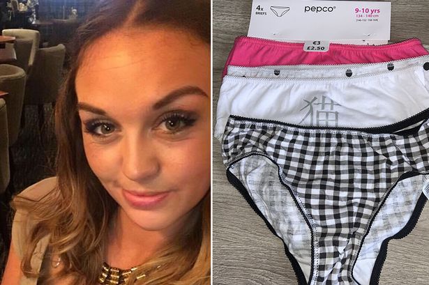 Horrified mum spots 'sexually inappropriate' hidden meaning on Poundland girls' knickers