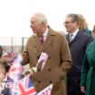 King visits Cornish housing project in rare joint visit with PM and Rayner