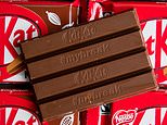 KitKats change iconic shape: Legendary four-finger style is AXED for new line of chocolate bars in massive shake-up as Nestlé tries to 'encourage sharing'