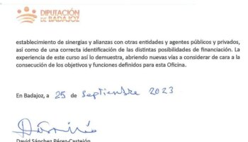 Las memorias anuales sin firma digital de David Sánchez de los que sospecha la juez: informes reducidos de dos páginas como máximo y un garabato a boli