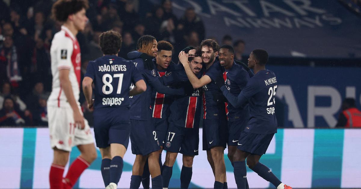 Ligue 1 : bousculé puis souverain, le PSG écrase Monaco