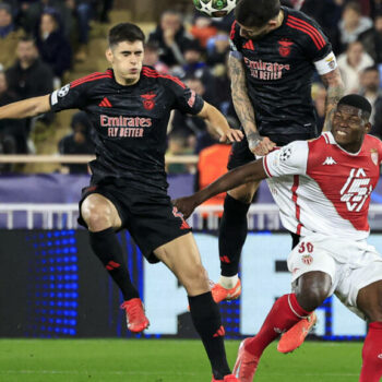 Ligue des champions : Monaco battu à domicile par Benfica en match aller des barrages