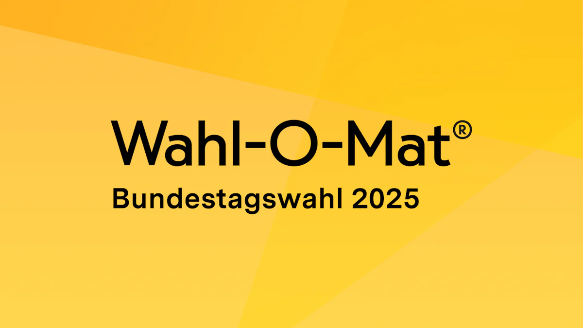 Online-Entscheidungshilfe: Wahl-O-Mat zur Bundestagswahl 2025 ist online