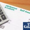 Over 1m people face fines after missing HMRC self-assessment tax deadline