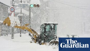 Parts of Japan blanketed by thick snow during strongest cold front for years