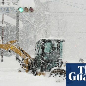 Parts of Japan blanketed by thick snow during strongest cold front for years