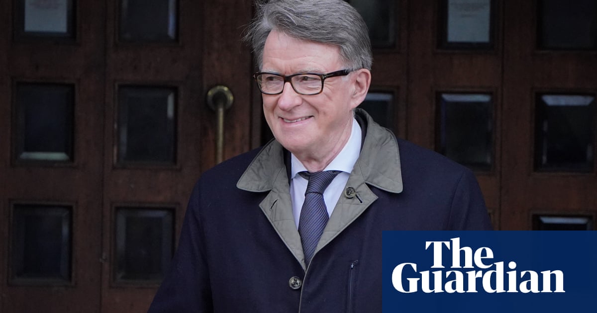 Peter Mandelson swears at reporter after question on Epstein relationship