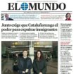 Portada de EL MUNDO del lunes 3 de febrero de 2025