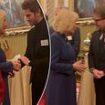 Queen Camilla beams as she meets A-listers Cate Blanchett, Andrew Garfield and Prince Harry's pal James Corden at glittering Buckingham Palace reception