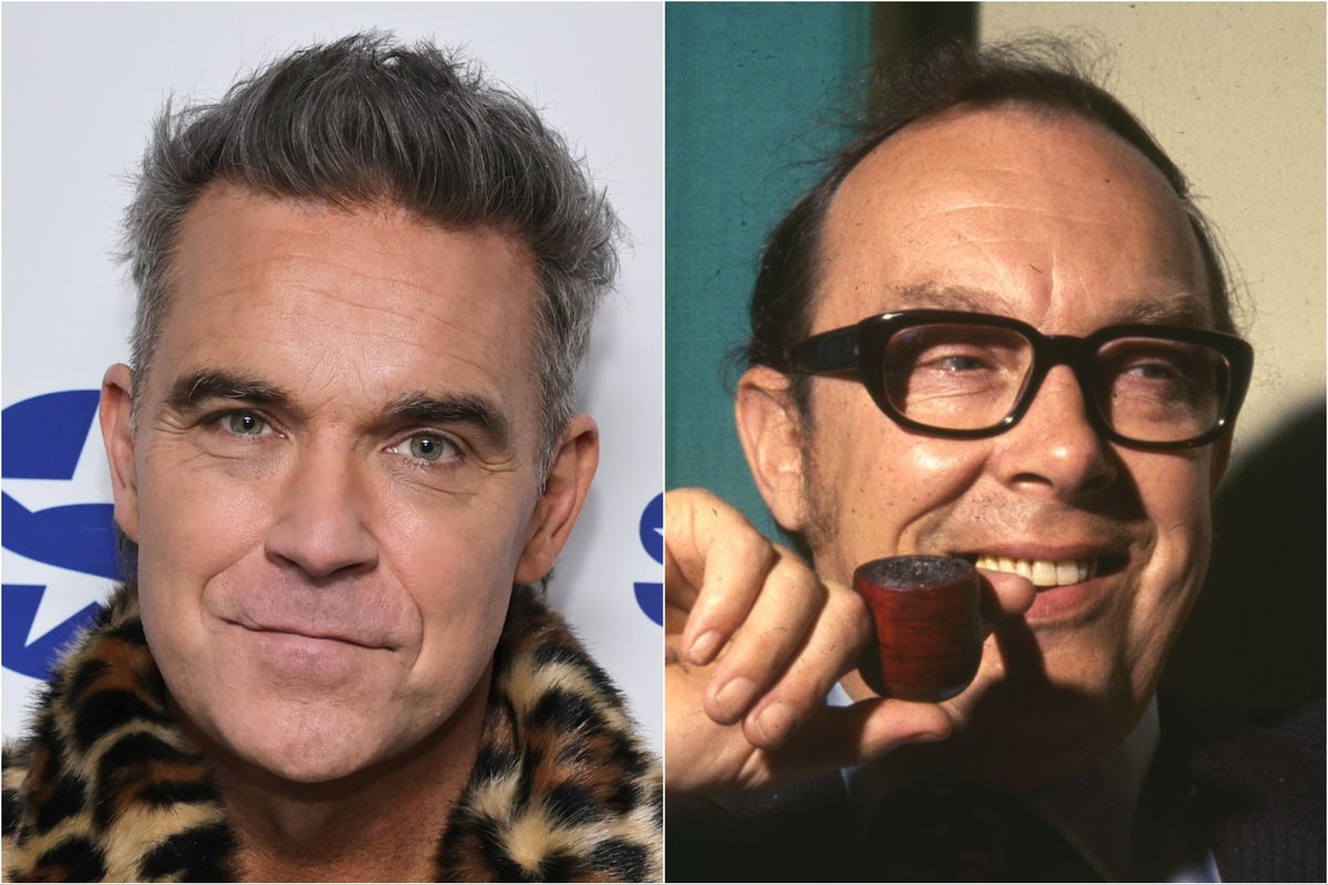 Robbie Williams buys Eric Morecambe’s glasses for £20,000: ‘Happy, childlike tears’