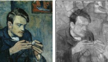 Sale a la luz una enigmática mujer, oculta más de un siglo bajo una pintura de Picasso de su época azul