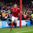 Seventh heaven for Nottingham Forest as Chris Wood helps hammer sorry Brighton