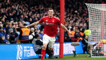 Seventh heaven for Nottingham Forest as Chris Wood helps hammer sorry Brighton