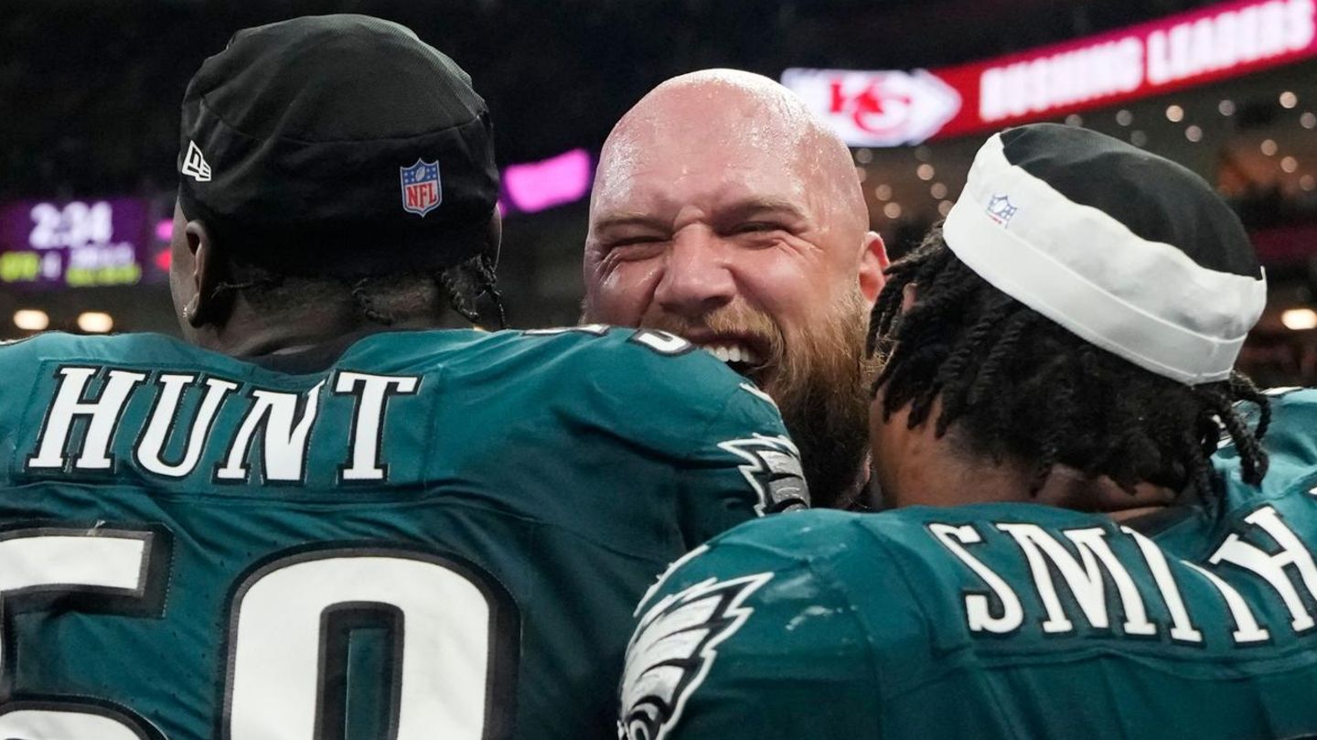 Beim Super Bowl können sich die Philadelphia Eagles freuen