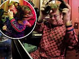 Tantrum... but no tiara! Sir Elton John, 77, has a furious meltdown, clashes with producer and brands recording sessions a 'f**ing NIGHTMARE' in shocking video filmed while tetchy pop legend  worked on his latest album