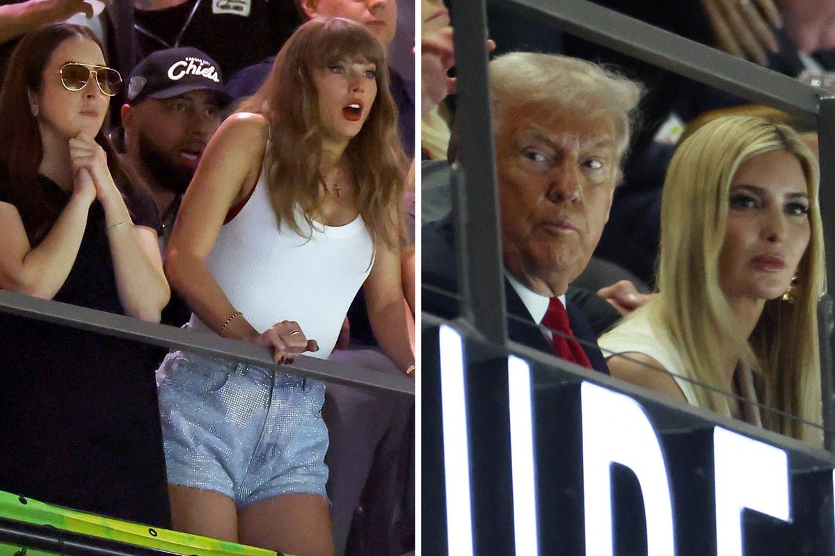 Taylor Swift booed by Eagles fans at Super Bowl – while Trump is cheered