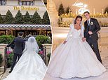 The 'most expensive' gypsy wedding ever: Traveller bride, 21, ties the knot at the Dorchester with 350 guests, 3 dresses, bible verse party favours...and a bill of up to £250,000 for her parents