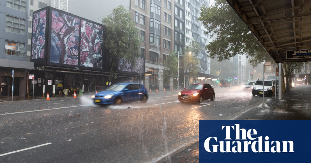 Torrential rain and flash floods hit Sydney as massive storms roll across NSW and eastern Victoria