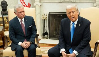 Trump insiste ante el rey de Jordania en su plan sobre Gaza: "Tomaremos el control y le vamos a dar valor, será un diamante"